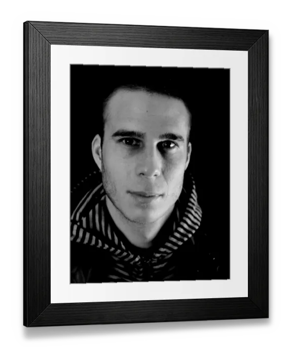 Framed Print : Powerful Portrait of Peter Styvar from Bristol City Football Club's 08-09 Season Framed Print : Powerful Portrait of Peter Styvar from Bristol City Football Club's 08-09 Season