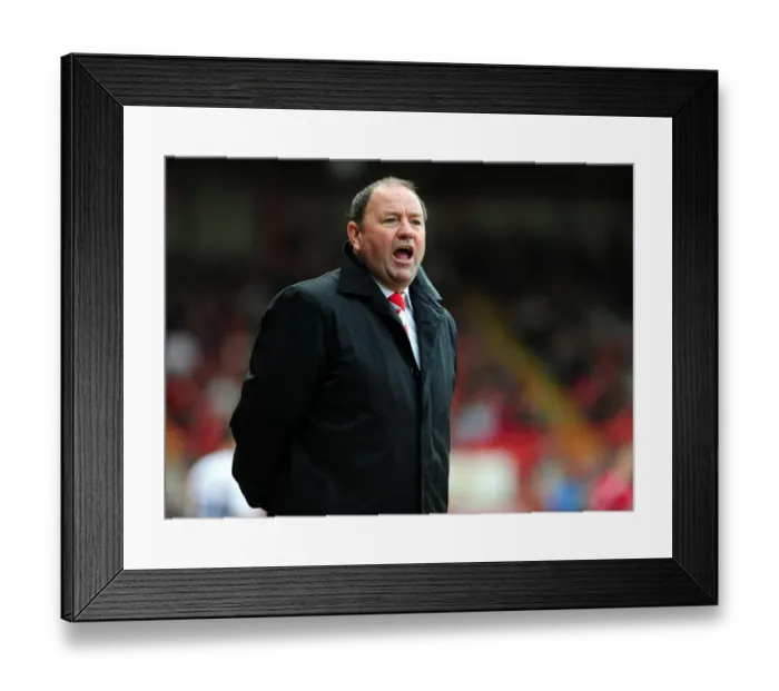 Framed Print : Gary Johnson Leads Bristol City Against Preston North End in Championship Clash - 09 / 03 / 2010 Framed Print : Gary Johnson Leads Bristol City Against Preston North End in Championship Clash - 09 / 03 / 2010