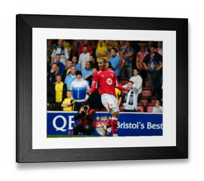 Framed Print : Bristol City vs Preston North End: A Football Rivalry - Season 08-09