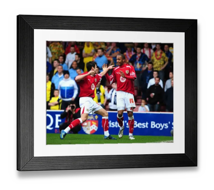 Framed Print : Bristol City vs Preston North End: A Football Rivalry - Season 08-09