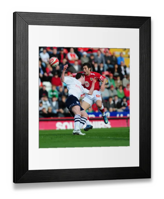 Framed Print : Bristol City vs Preston North End: A Football Rivalry - Season 8-9