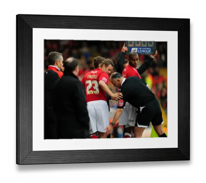 Framed Print : Bristol City First Team: Season 08-09: Bristol City V Preston North End