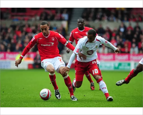 Nicky Maynard tussles with James Perch