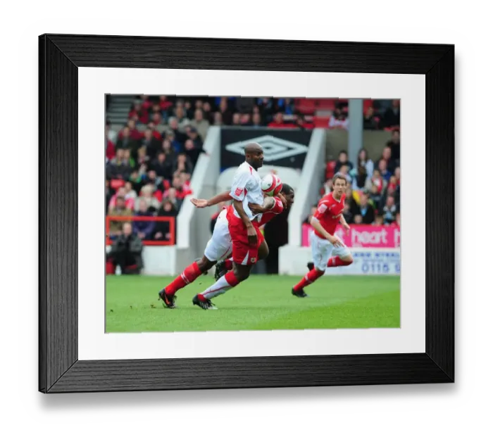Framed Print : Dele Adebola controls Framed Print : Dele Adebola controls