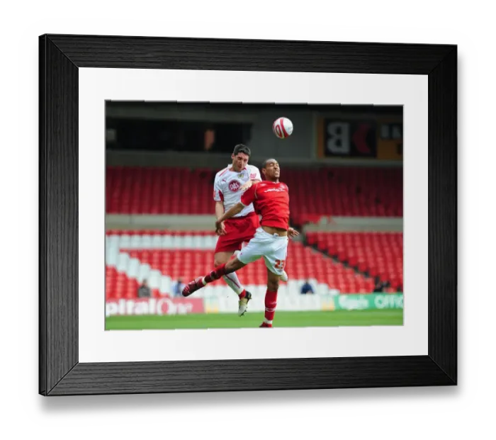 Framed Print : Bradley Orr heads over James Perch Framed Print : Bradley Orr heads over James Perch