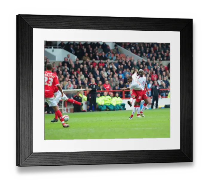 Framed Print : Marvin Elliotts shot is blocked