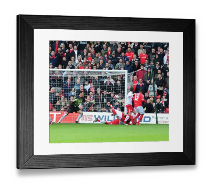 Framed Print : The Rivalry Roars: Nottingham Forest vs. Bristol City - Season 08-09 Football Match