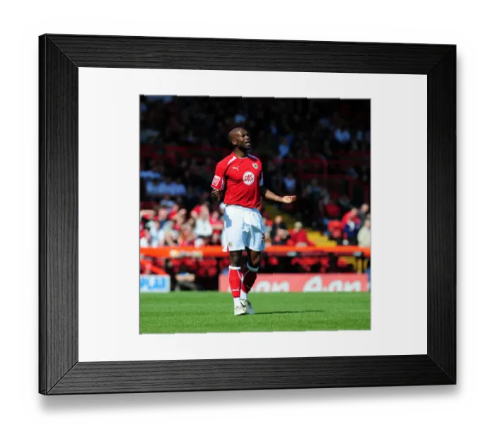 Framed Print : Bristol City vs Ipswich Town: Season 08-09