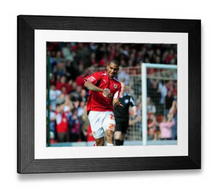 Framed Print : Bristol City vs Ipswich Town: A Season 08-09 Football Showdown