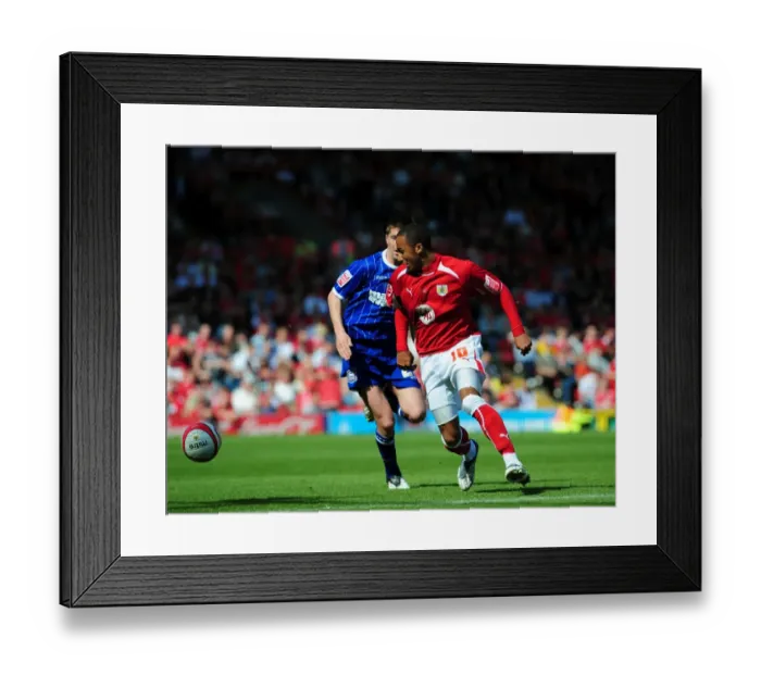 Framed Print : Bristol City vs Ipswich Town: A Football Rivalry - Season 08-09