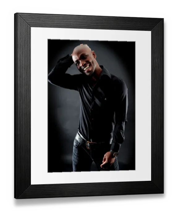 Framed Print : Bristol City Football Club: Izzy Iriekpen - Portrait from the 08-09 Season