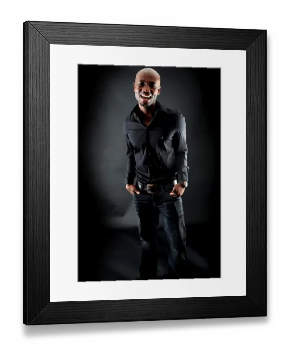 Framed Print : Portrait of Determination: Izzy Iriekpen's Journey with Bristol City FC (08-09)