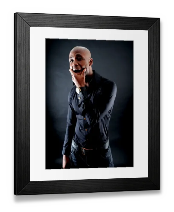 Framed Print : Powerful Portrait of Izzy Iriekpen (2008-2009) - Bristol City Football Club Framed Print : Powerful Portrait of Izzy Iriekpen (2008-2009) - Bristol City Football Club