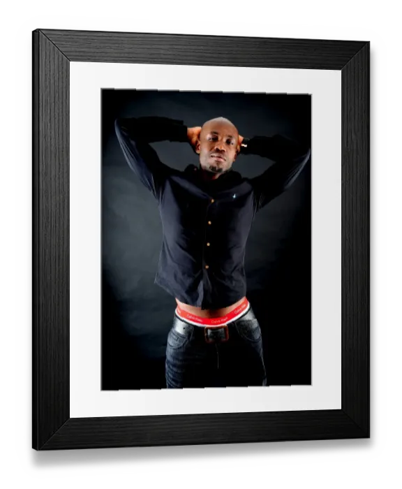Framed Print : Bristol City FC: Portrait of Izzy Iriekpen (08-09) Framed Print : Bristol City FC: Portrait of Izzy Iriekpen (08-09)