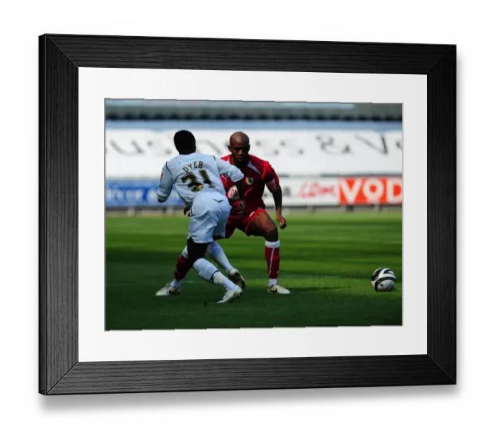 Framed Print : Swansea vs. Bristol City: A Football Rivalry from the 08-09 Season Framed Print : Swansea vs. Bristol City: A Football Rivalry from the 08-09 Season