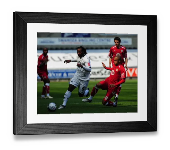 Framed Print : A Football Rivalry: Bristol City vs. Swansea - Season 08-09