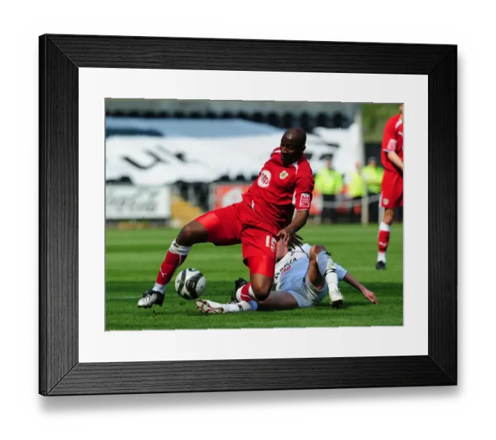 Framed Print : The Clash of the Swans and Robins: Swansea vs. Bristol City (Season 08-09) - Football Rivalry