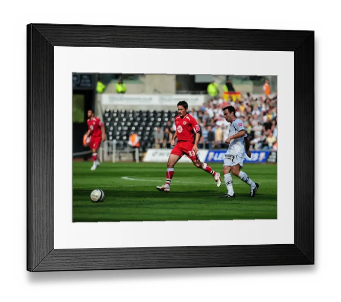 Framed Print : Swansea vs. Bristol City: The Clash of the Swans and Robins - Season 08-09 Football Rivalry Framed Print : Swansea vs. Bristol City: The Clash of the Swans and Robins - Season 08-09 Football Rivalry
