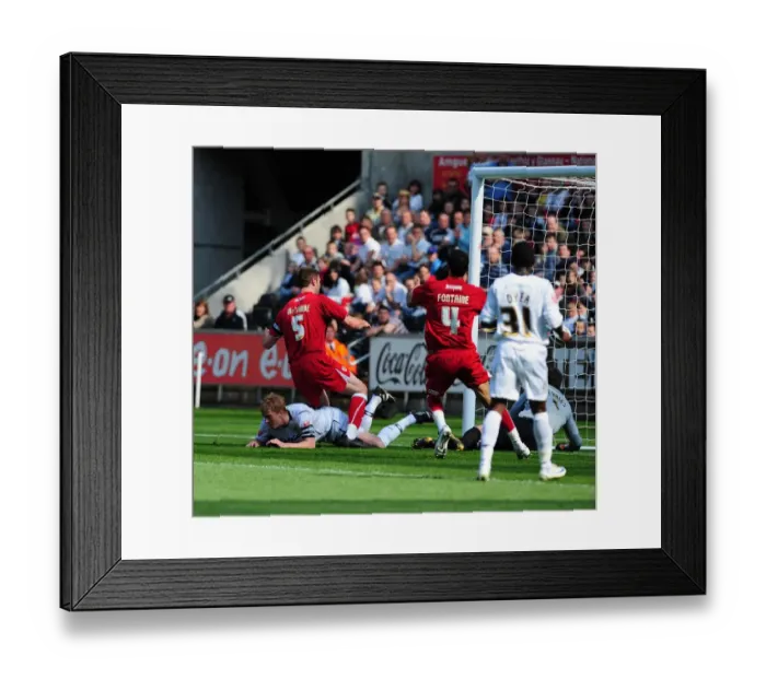 Framed Print : Clash of the Swans and Robins: A Football Rivalry - Swansea vs. Bristol City (08-09) Framed Print : Clash of the Swans and Robins: A Football Rivalry - Swansea vs. Bristol City (08-09)