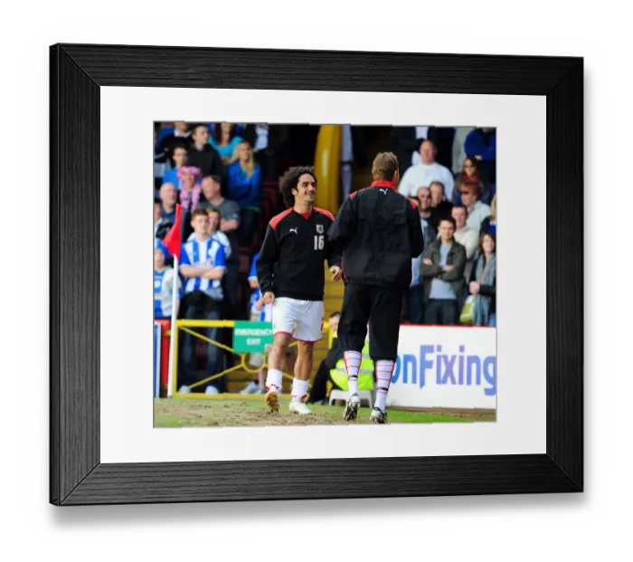 Framed Print : The Intense Rivalry: A Football Battle - Bristol City vs. Sheffield Wednesday (Season 8-9)