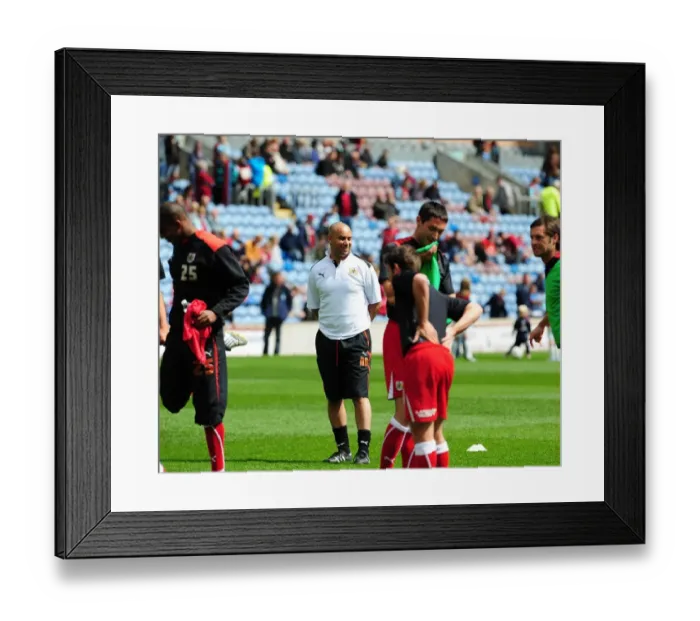 Framed Print : Burnley vs. Bristol City: A Football Rivalry - Season 08-09