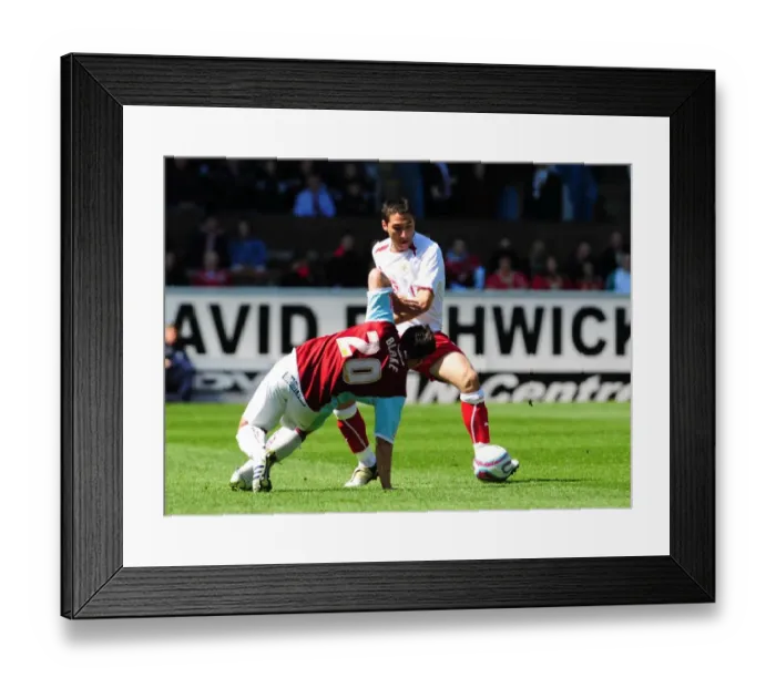 Framed Print : A Football Rivalry: Burnley vs. Bristol City - Season 08-09
