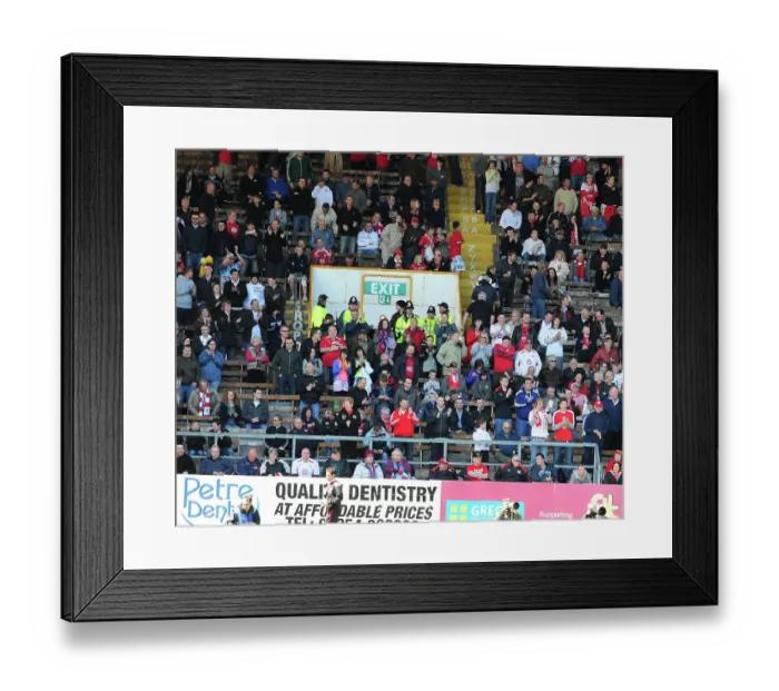 Framed Print : Burnley vs. Bristol City: A Football Rivalry - Season 08-09