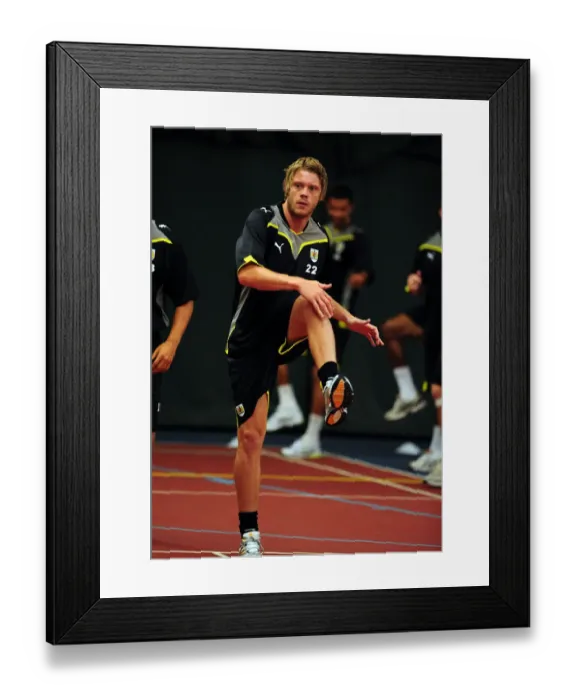 Framed Print : Bristol City First Team: Gearing Up for the 09-10 Season - Pre-Season Training