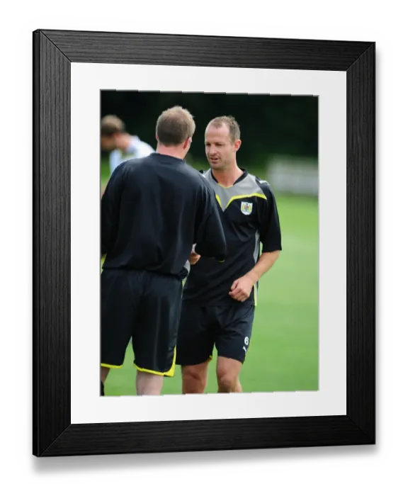 Framed Print : Bristol City First Team: Pre-Season Training 09-10 - Gearing Up for the New Season