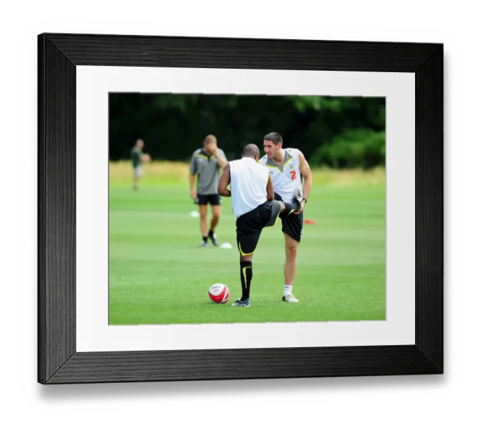 Framed Print : Bristol City First Team: Pre-Season Training 09-10 - The Journey to Glory Framed Print : Bristol City First Team: Pre-Season Training 09-10 - The Journey to Glory