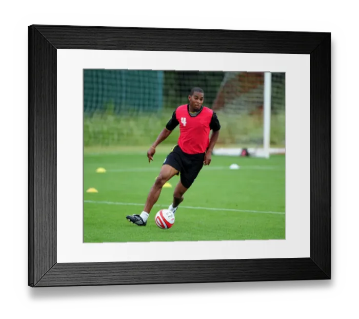 Framed Print : Bristol City First Team: Pre-Season Training 09-10 - Gearing Up for the New Season