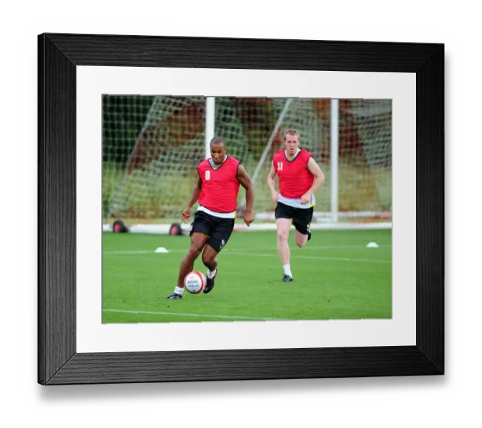 Framed Print : Bristol City First Team: Pre-Season Training 09-10 - Gearing Up for the New Season
