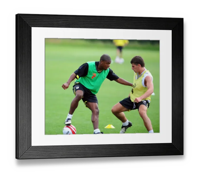 Framed Print : Bristol City First Team: Pre-Season Training 09-10 - The Journey to Glory Framed Print : Bristol City First Team: Pre-Season Training 09-10 - The Journey to Glory
