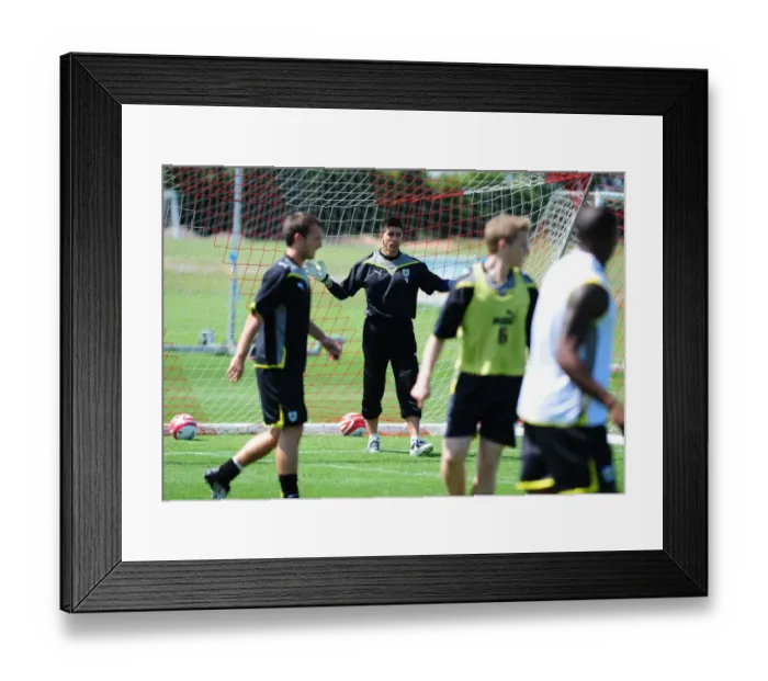 Framed Print : Pre-Season Training: The Road to Glory with Bristol City First Team (09-10) Framed Print : Pre-Season Training: The Road to Glory with Bristol City First Team (09-10)