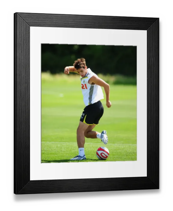 Framed Print : Bristol City FC: On the Road to Glory - Pre-Season Training 09-10: Gearing Up for Season Success