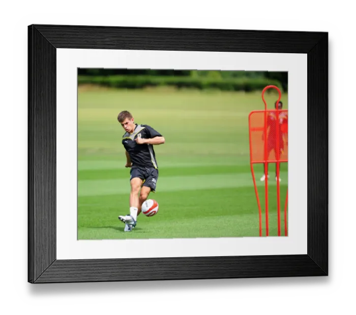 Framed Print : Bristol City First Team: Pre-Season Training 09-10 - Gearing Up for Season