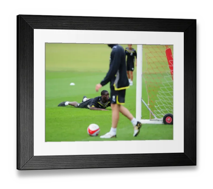 Framed Print : Bristol City FC: Pre-Season Training 09-10 - The Road to Glory: A First Team Journey