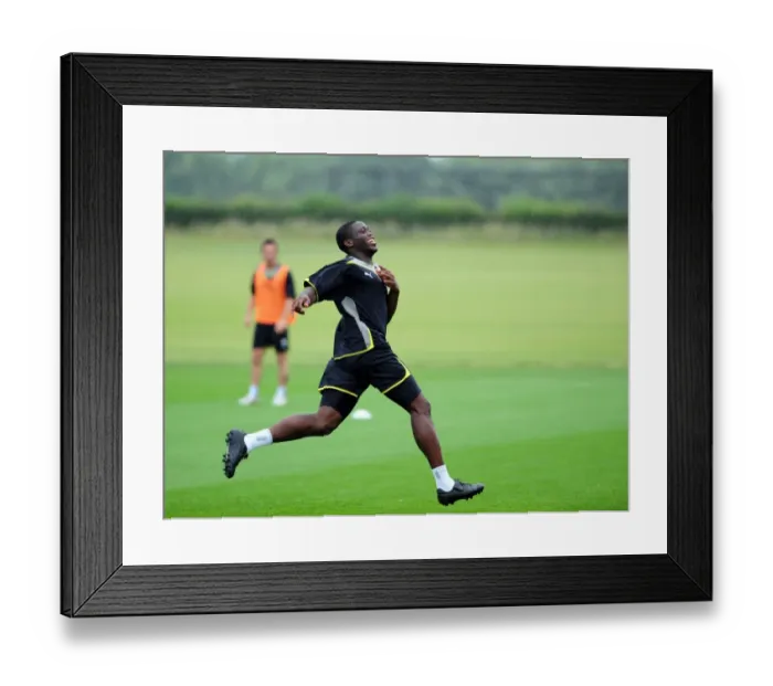 Framed Print : Bristol City First Team: Gearing Up for the 09-10 Season - Pre-Season Training