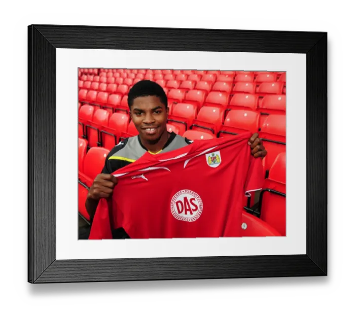 Framed Print : Bristol City First Team: New Signings 09-10
