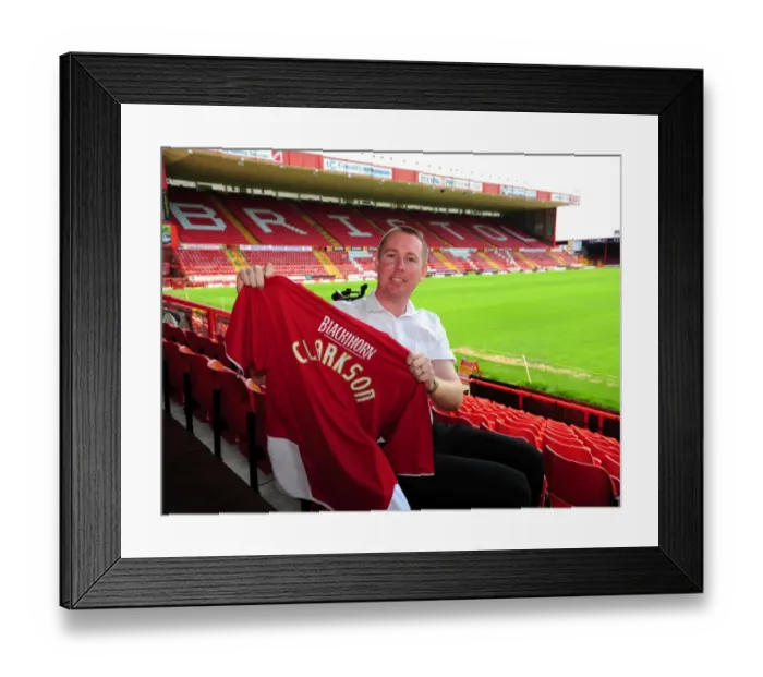Framed Print : Bristol City First Team: 09-10 New Signings