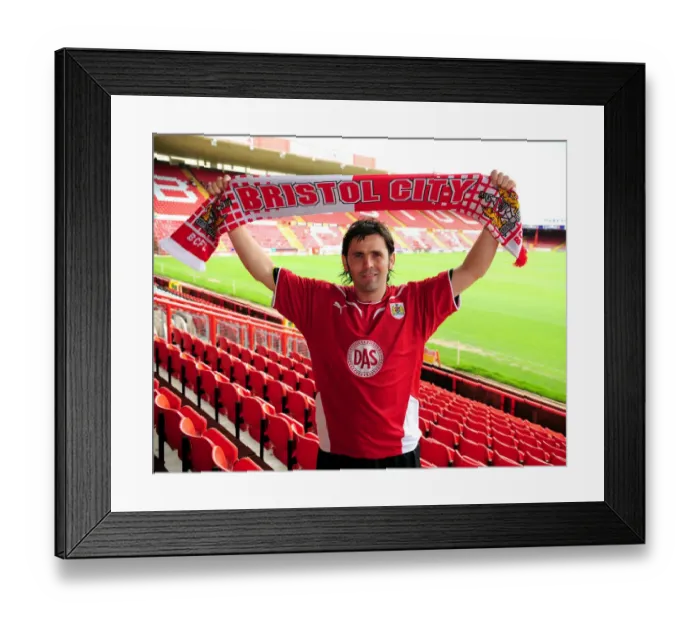 Framed Print : Bristol City First Team: New Faces of the 09-10 Season