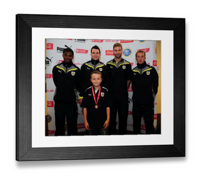 Framed Print : Nurturing Bristol City's Next Generation Football Stars: Junior Academy Plus Launch (Season 09-10)