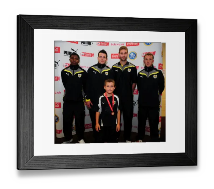 Framed Print : Bristol City Football Club: Junior Academy Plus - Nurturing Future First Team Stars (Season 09-10)