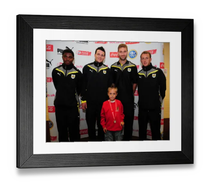 Framed Print : Bristol City Football Club: Junior Academy Plus - Nurturing Future First Team Stars (Season 09-10)