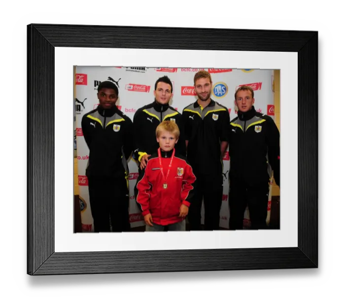 Framed Print : Boosting Talent: Junior Academy Plus Launch at Bristol City Football Club (Season 9-10)