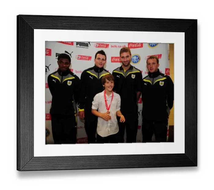 Framed Print : Bristol City Football Club: Nurturing Tomorrow's First Team Stars - Junior Academy Plus (Season 09-10)
