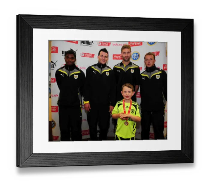 Framed Print : Bristol City Football Club: Junior Academy Plus - Nurturing Future First Team Stars (Season 09-10)