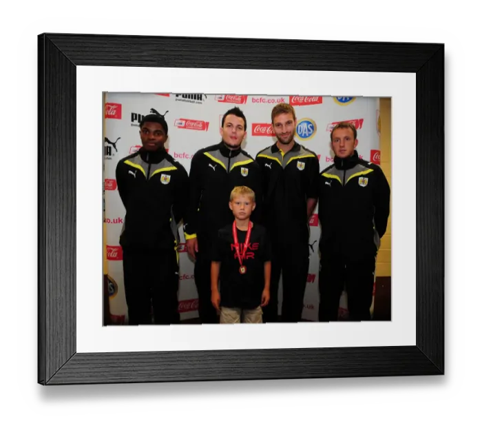 Framed Print : Bristol City Football Club: Junior Academy Plus - Nurturing Future First Team Stars (Season 09-10)