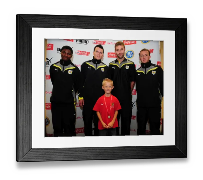 Framed Print : Bristol City Football Club: Junior Academy Plus - Nurturing Tomorrow's First Team Stars (Season 09-10)