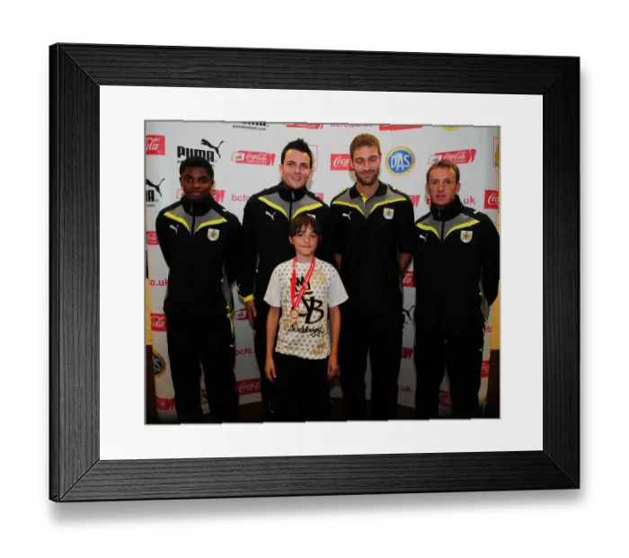 Framed Print : Bristol City Football Club: Junior Academy Plus - Nurturing Future First Team Stars (Season 09-10)